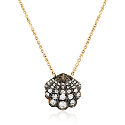 Diamond SeaShell Pendant
