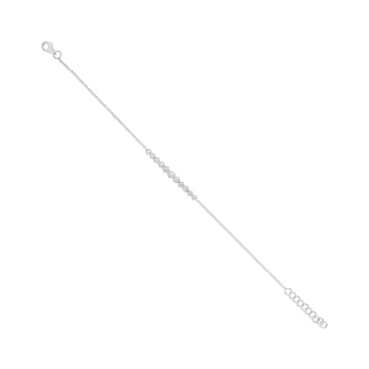Graduated Diamond Link Bracelet