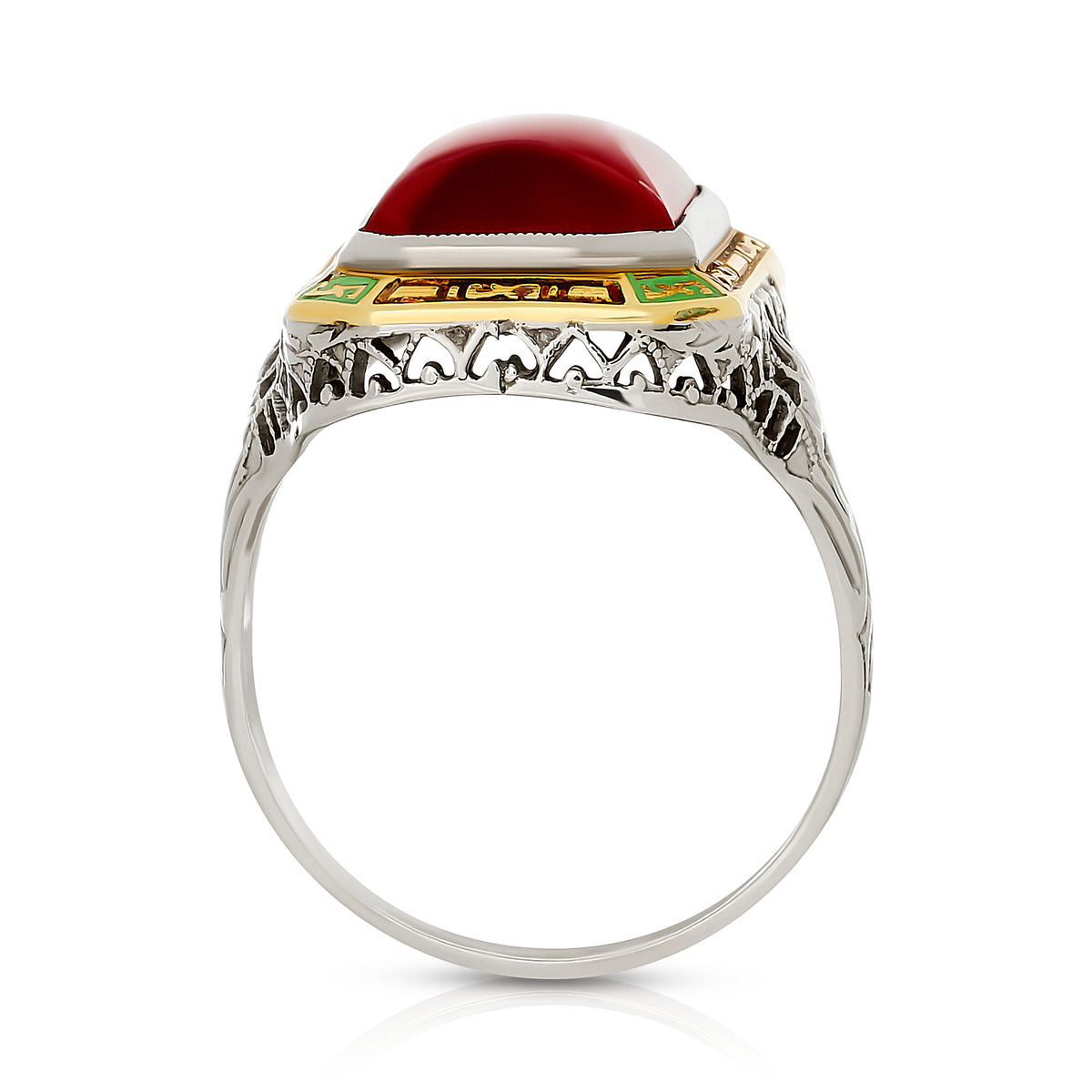 Carnelian Cocktail Ring