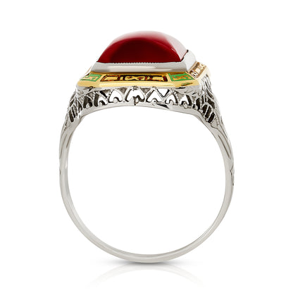 Carnelian Cocktail Ring