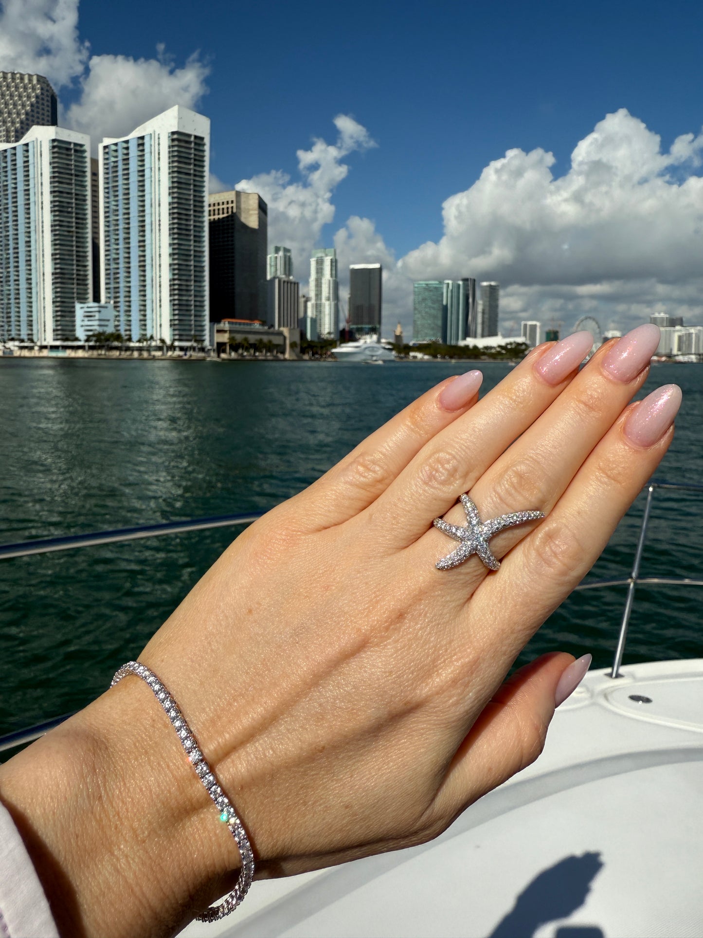 Starfish Diamond Ring