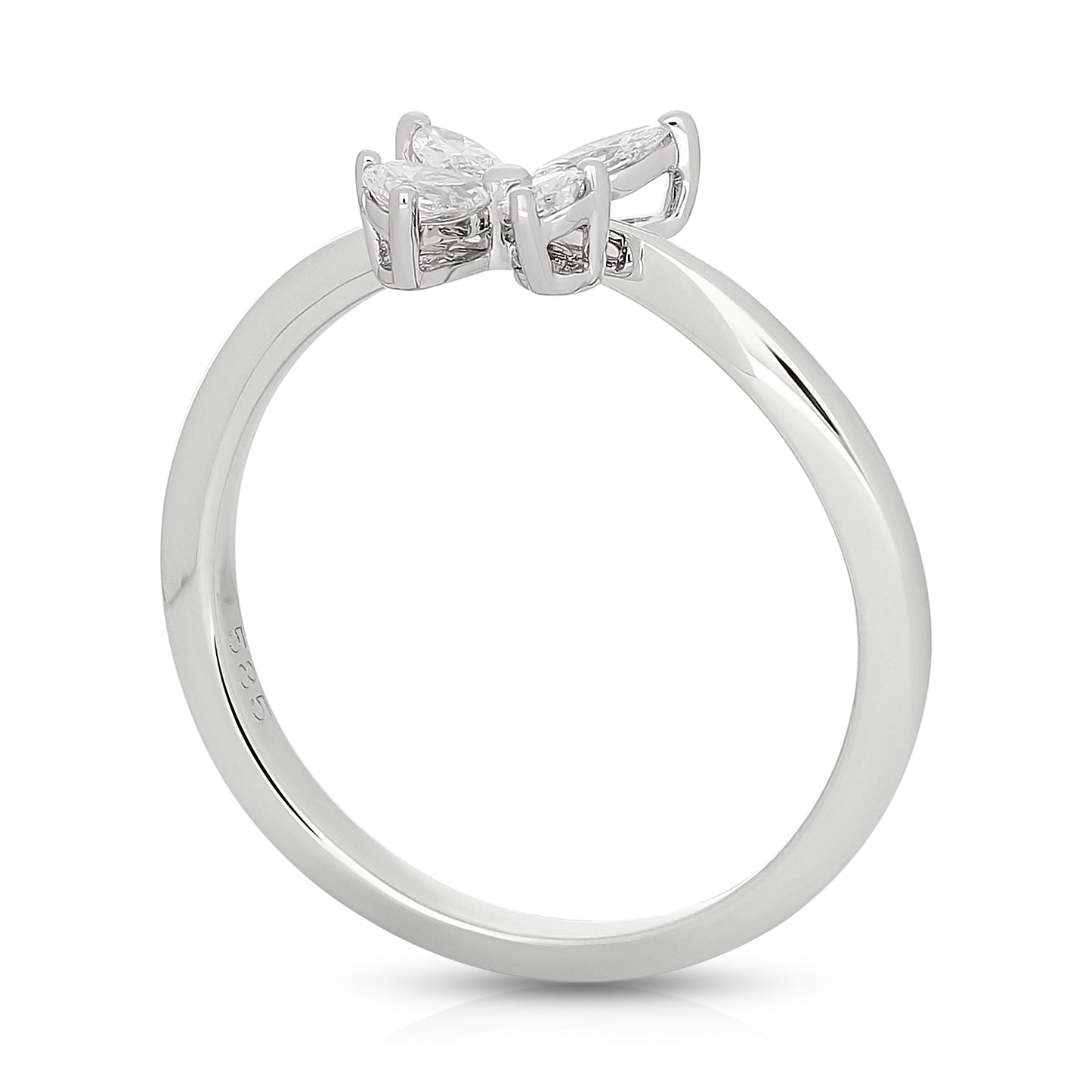 Diamond Darling Butterfly Ring