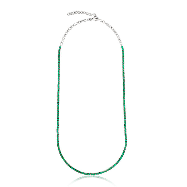 アクセサリー 316L Emerald Grid Necklace - Synchro1996 316L Emerald Grid Necklace - Synchro1996 - メルカリ