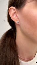 Load image into Gallery viewer, Toi Et Moi Diamond and Sapphire Birthstone Stud Earrings - Two