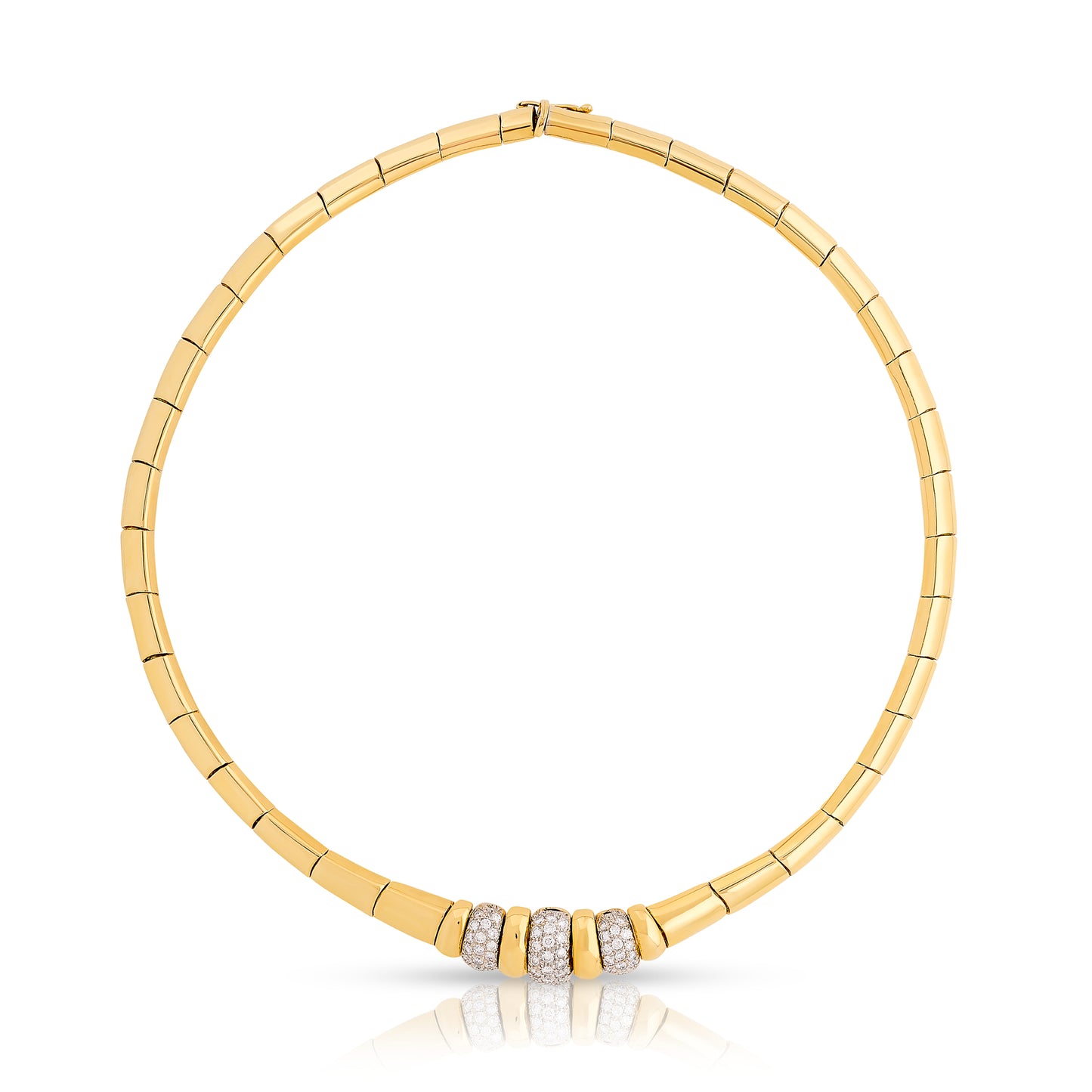 Chunky Gold Diamond Vintage Choker