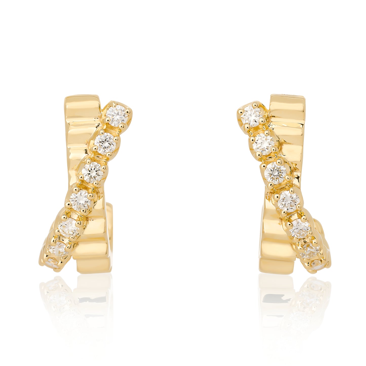 Criss Cross Mini Hoops