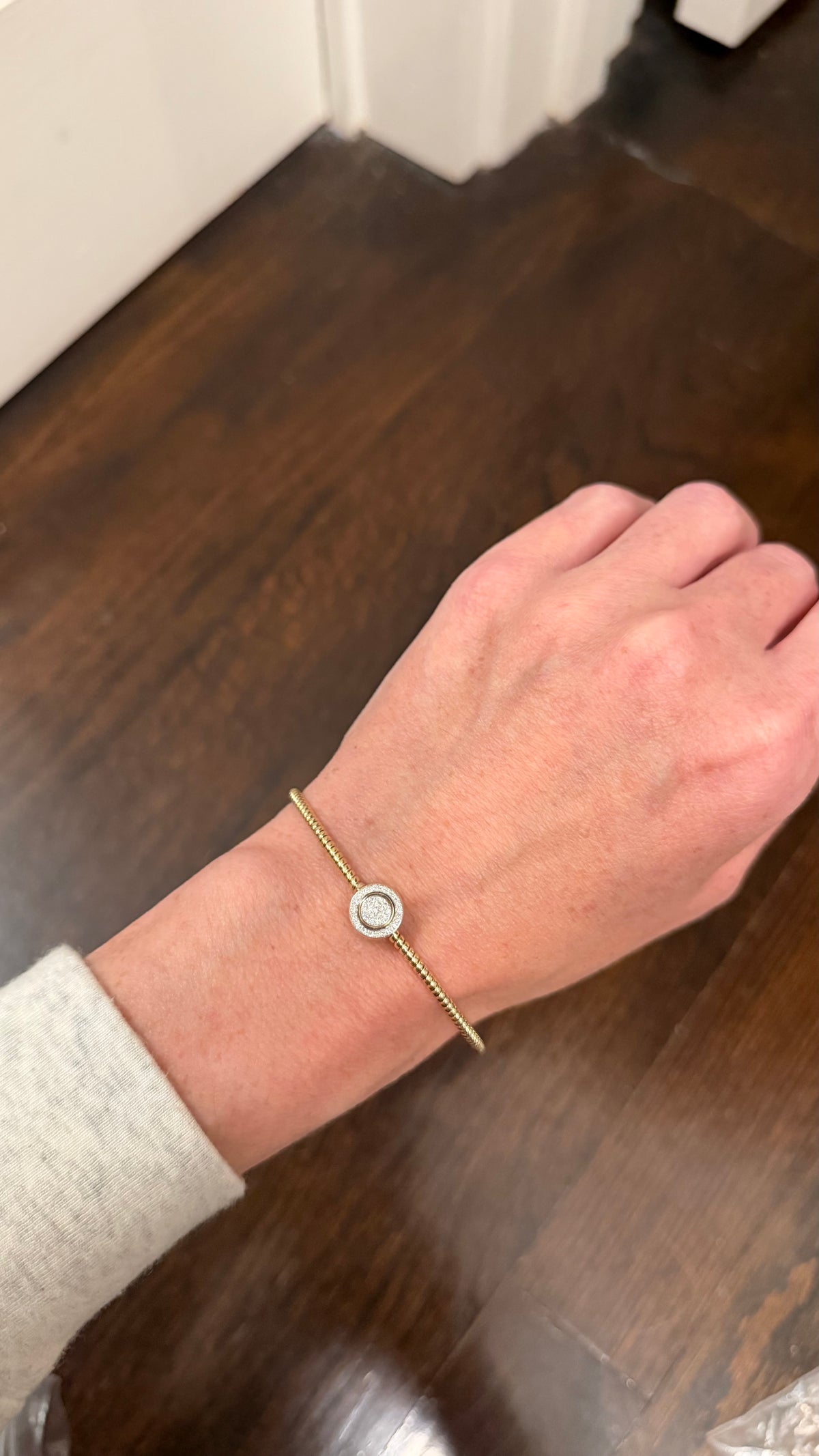Tubogas Diamond Circle Bangle