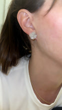 Load image into Gallery viewer, Diamond Heart Clover Earrings - Two