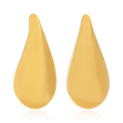 Medium Puffy Tear Drop Earrings