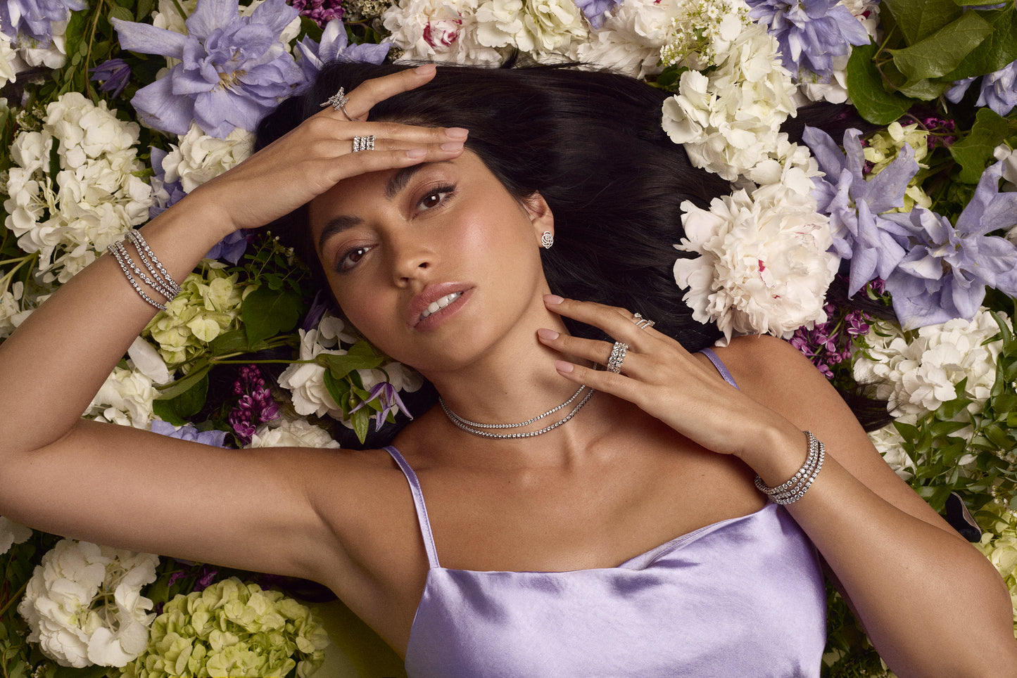 Dainty 4 Diamond Tennis Bracelet