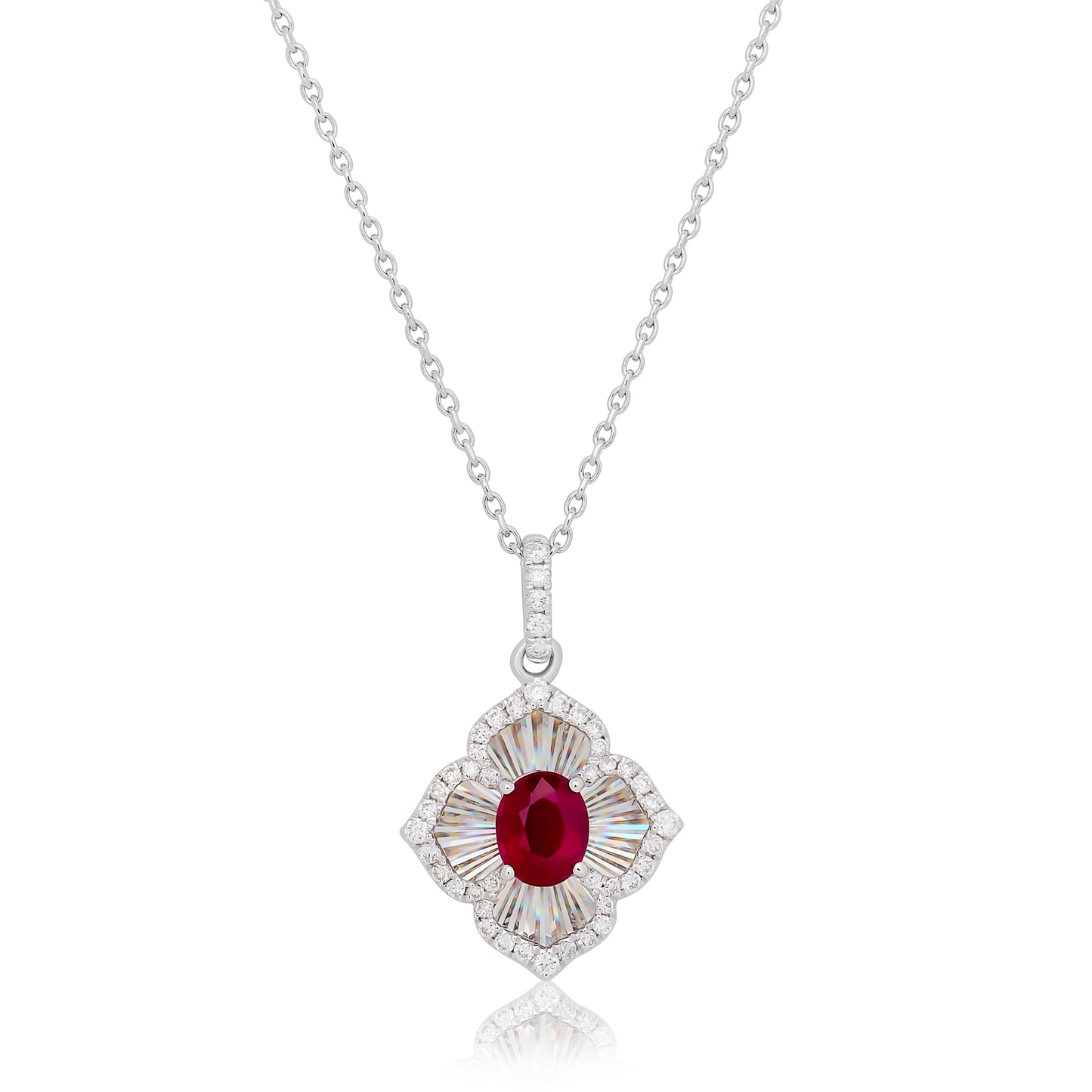 Ruby and Diamond Dreams Pendant