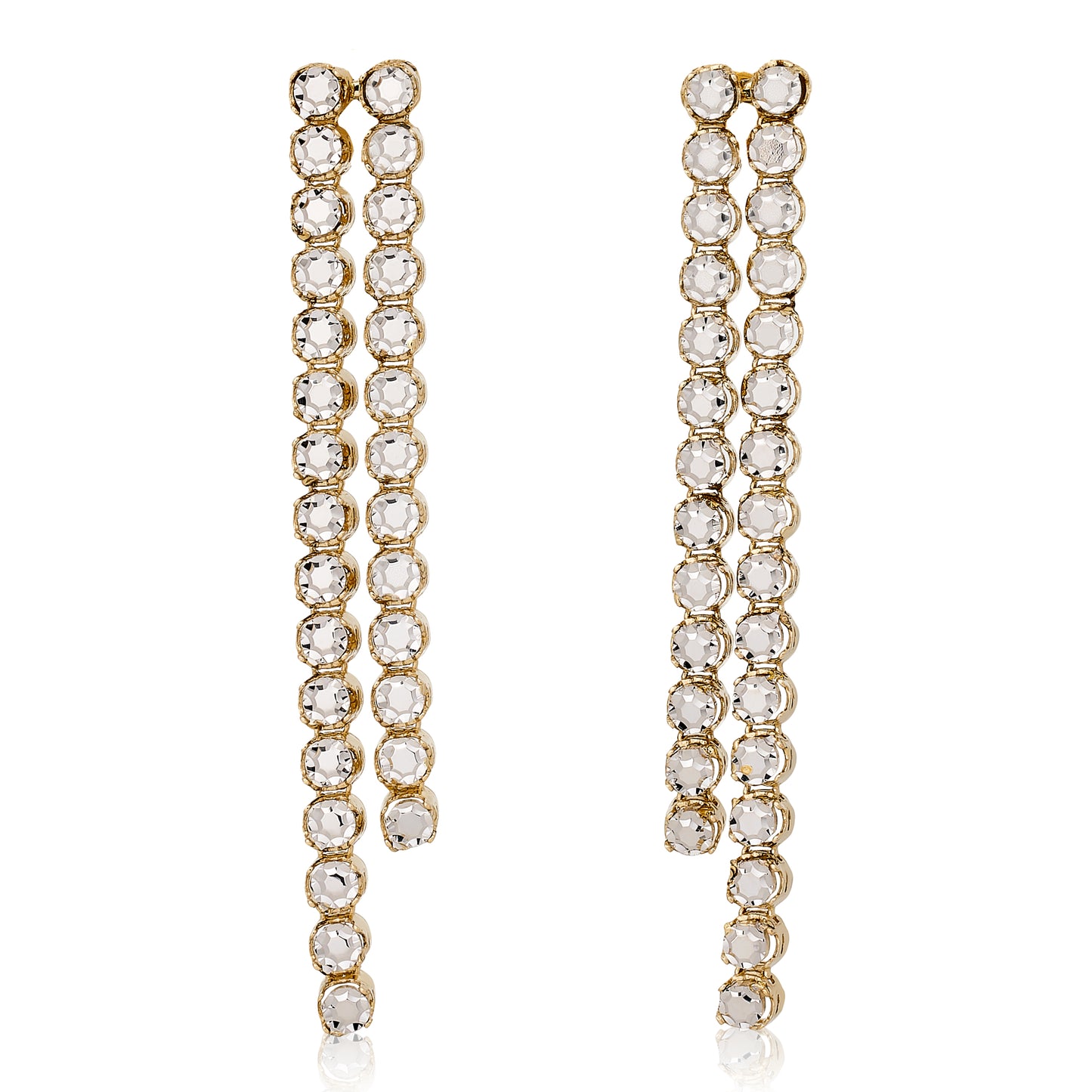 Two Strand Dangle Earrings