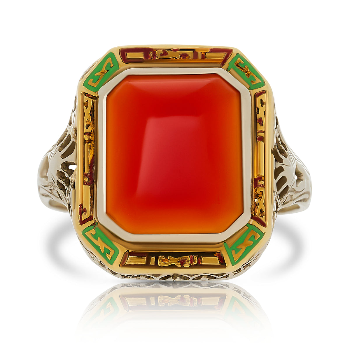 Carnelian Cocktail Ring