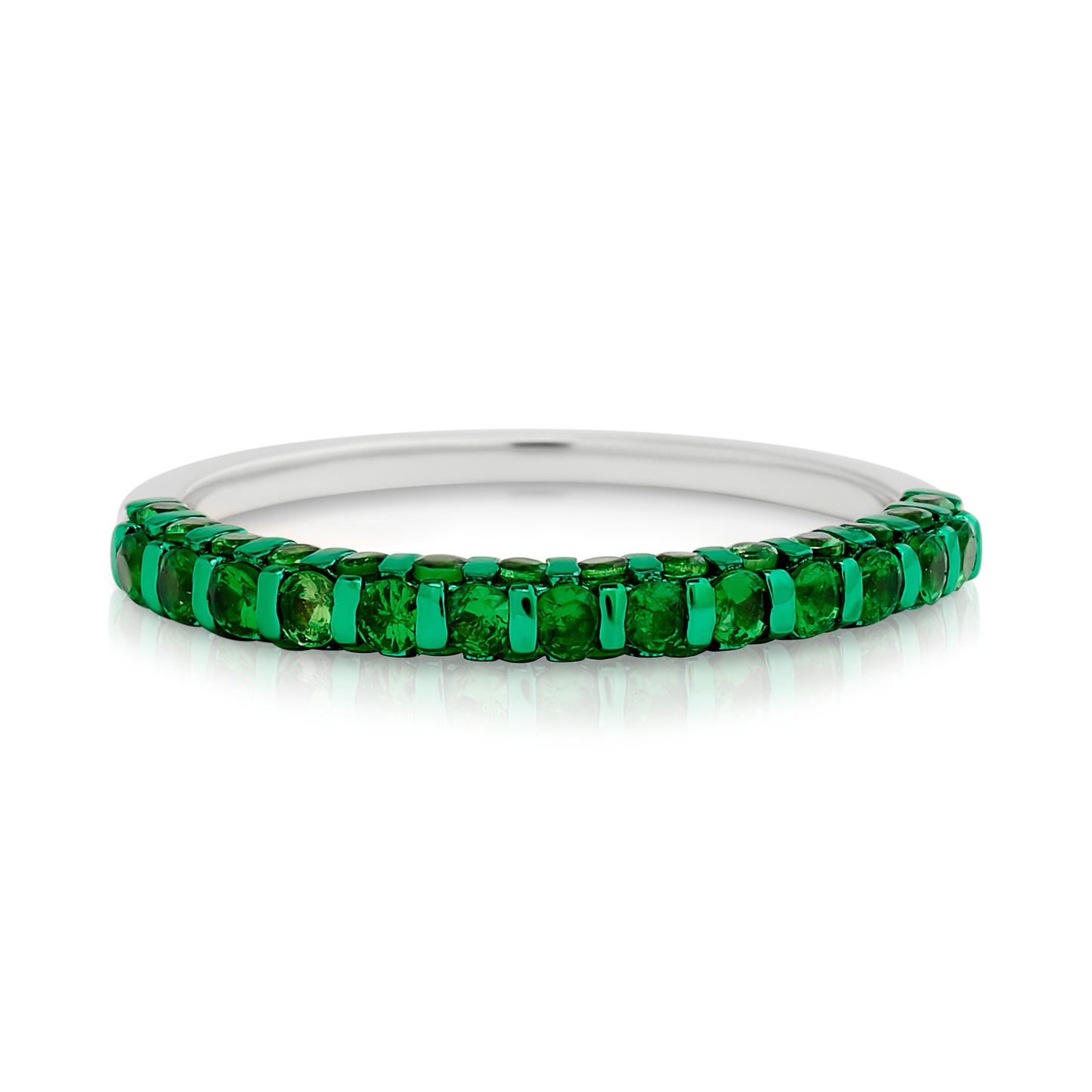 Half Way Vibrant Tsavorite Band