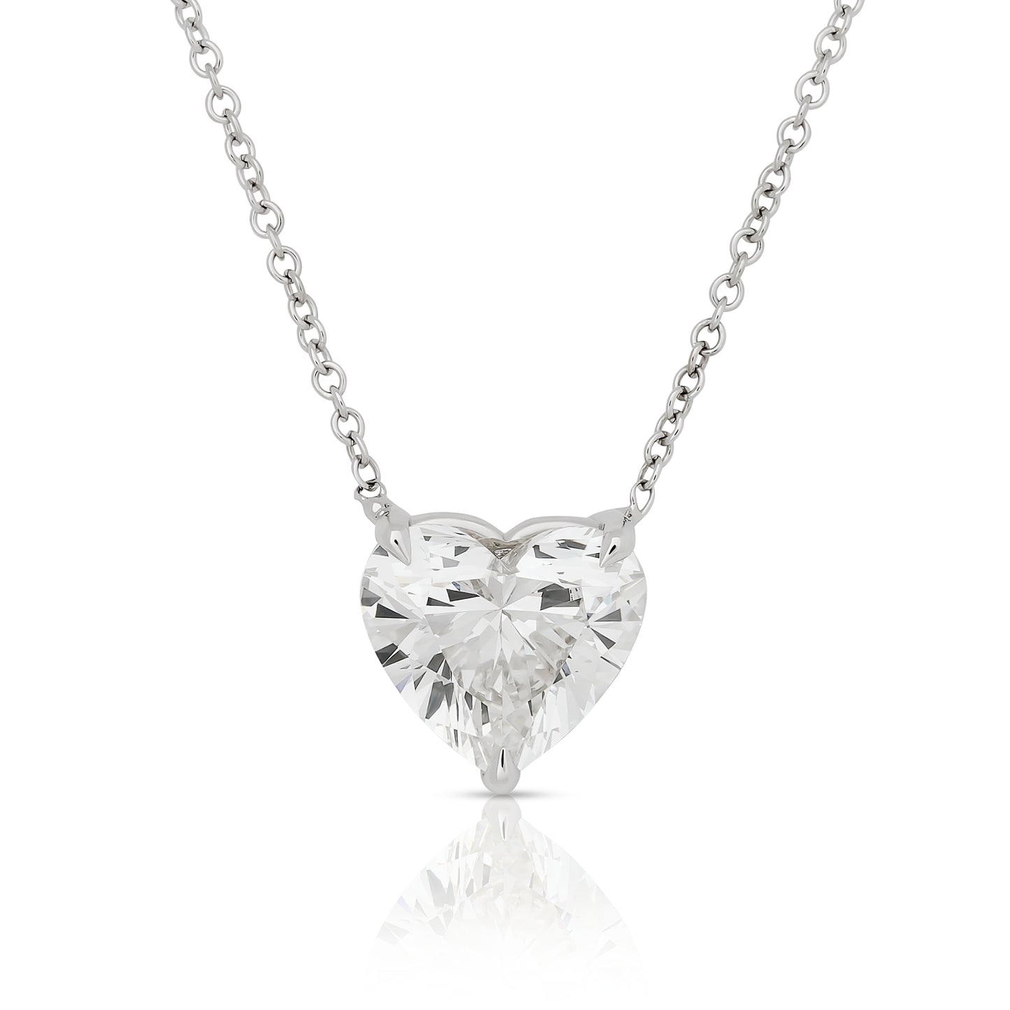 "The Kira" Lab Diamond Heart Pendant