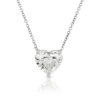 "The Kira" Lab Diamond Heart Pendant