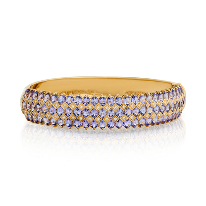 Tanzanite and Diamond Bangle
