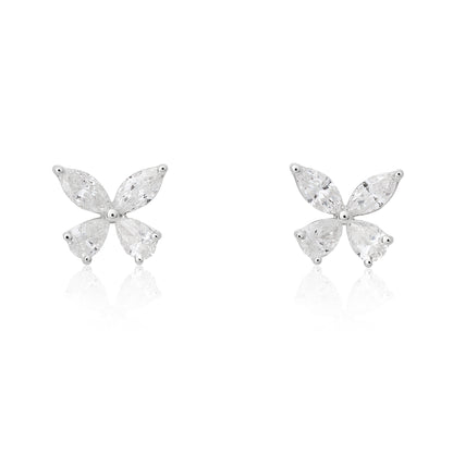 Diamond Darling Butterfly Stud Earrings