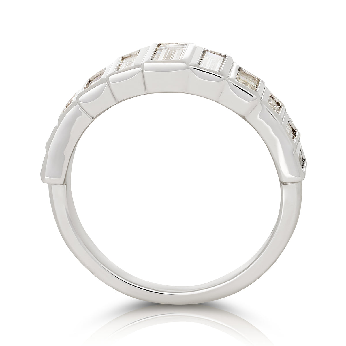 Diamond Baguette Pinky Ring
