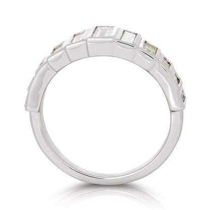 Diamond Baguette Pinky Ring