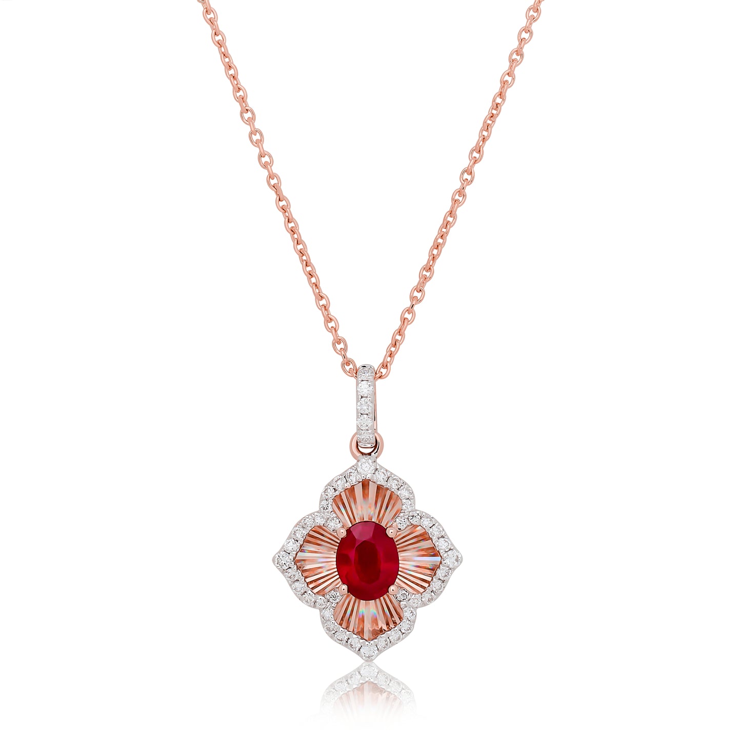 Ruby and Diamond Dreams Pendant