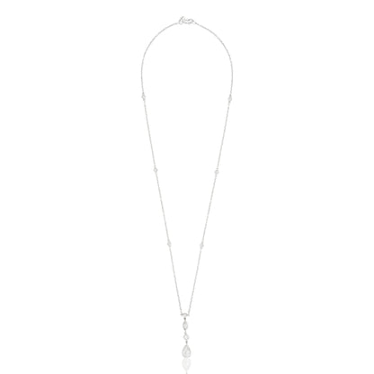 White Gold Mix Shape Diamond Necklace