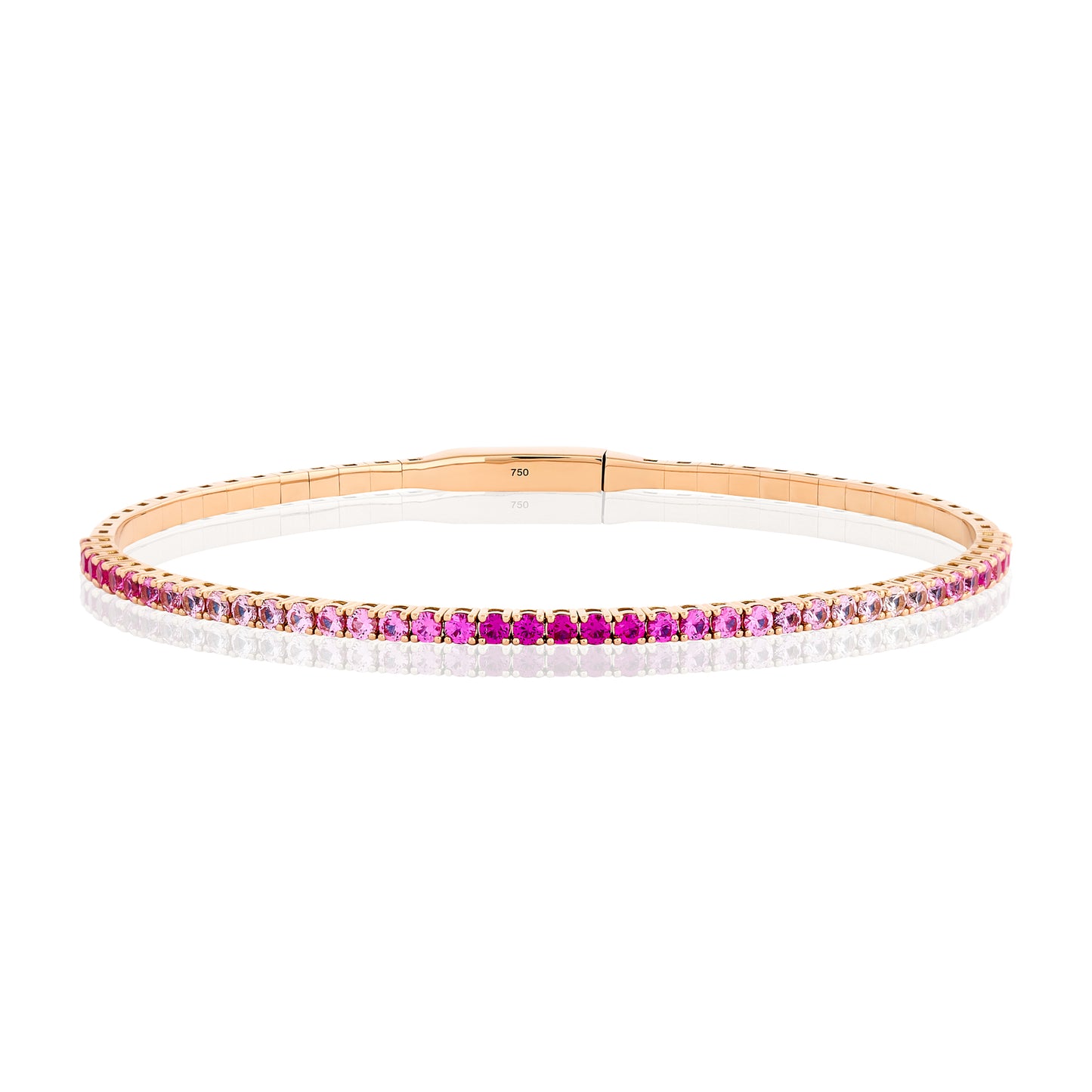 Ombre Sapphire Flex Bangle Bracelet