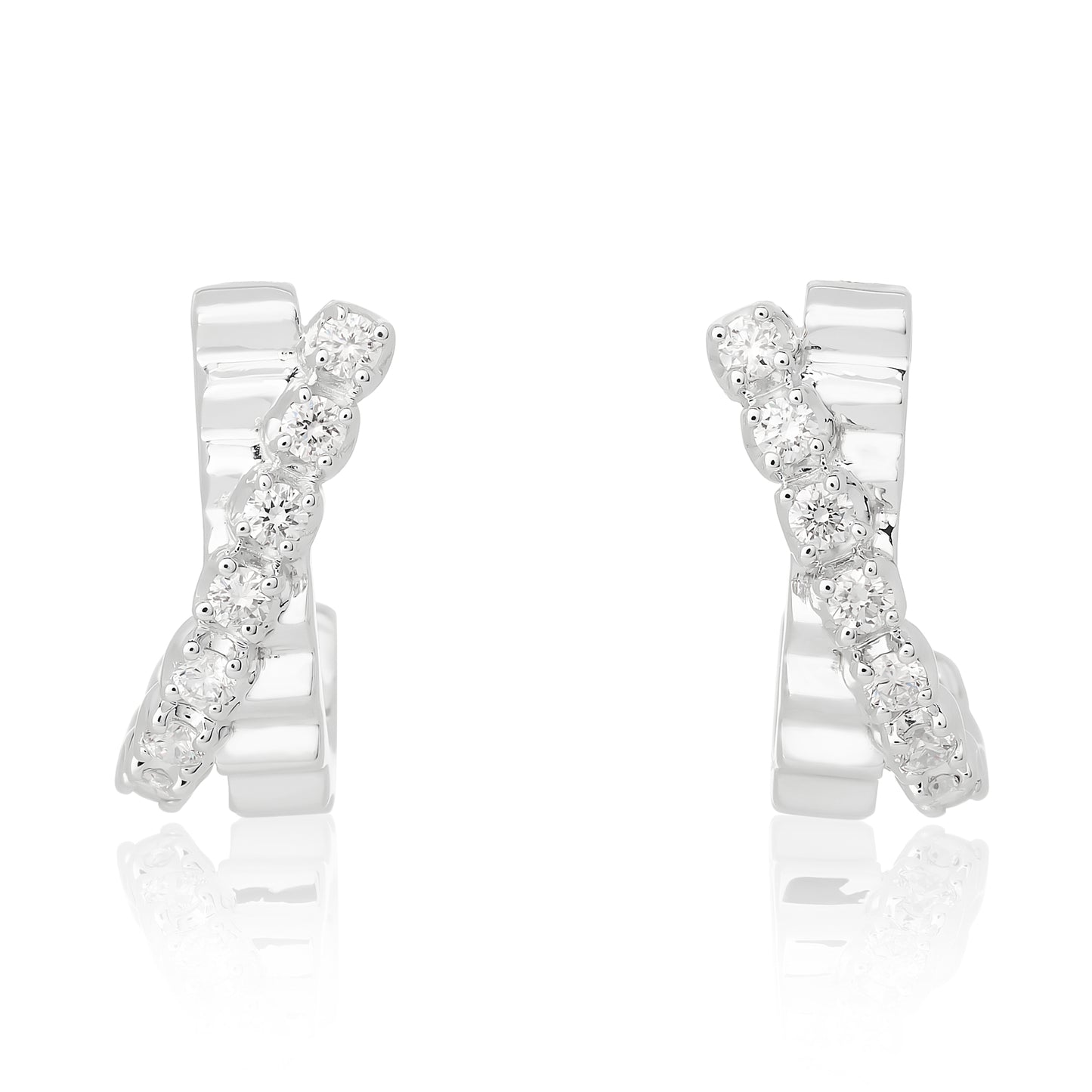 Criss Cross Mini Hoops
