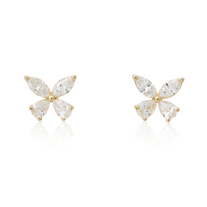 Diamond Darling Butterfly Stud Earrings