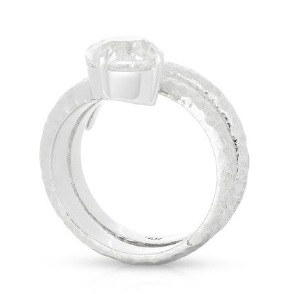 Lab Diamond Triple Coil Ring