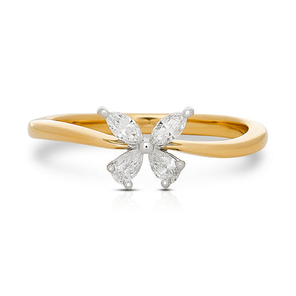 Diamond Darling Butterfly Ring
