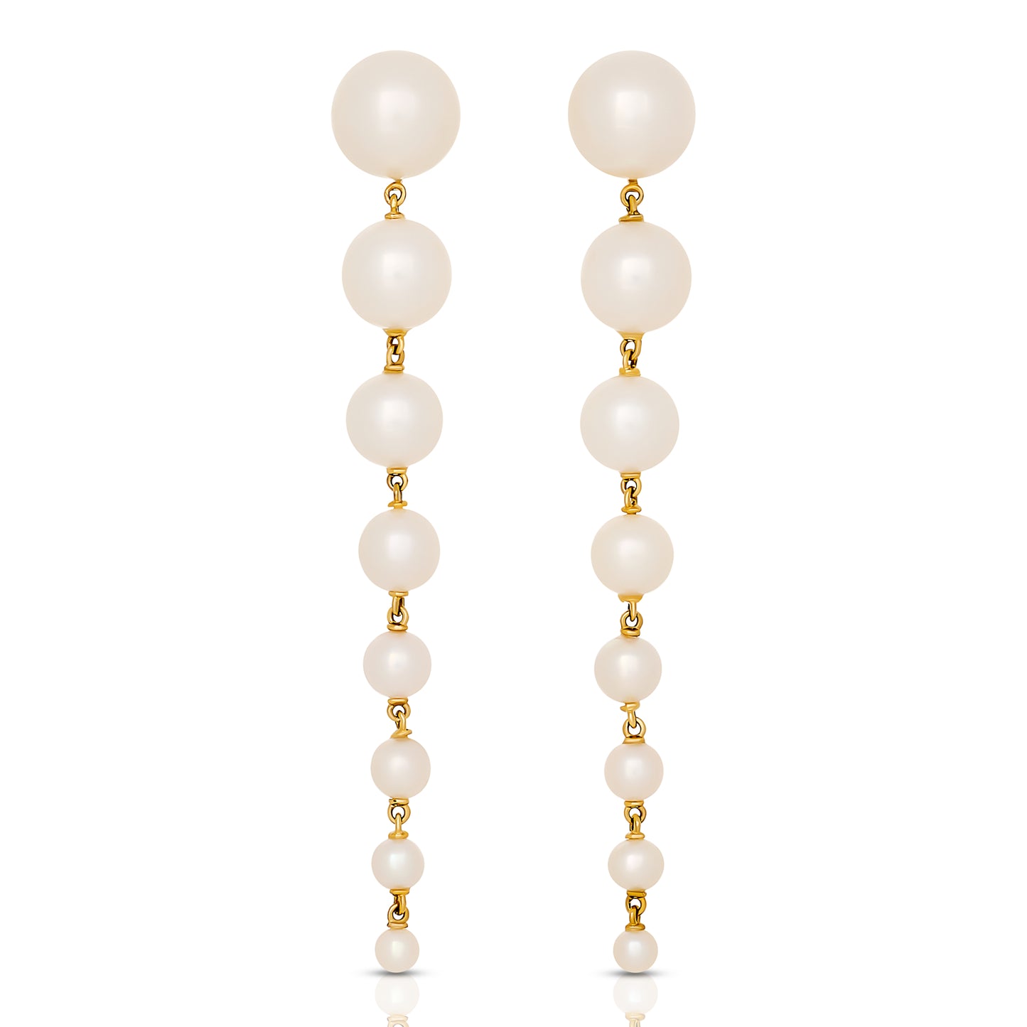 Graduating Freshwater Pearl Earrings