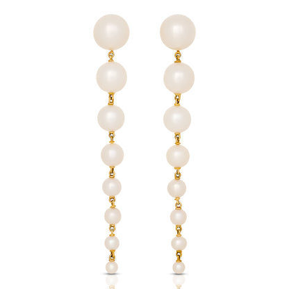 Graduating Freshwater Pearl Earrings