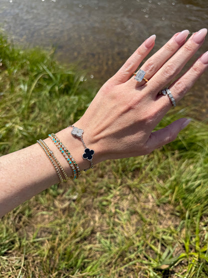 Yellow Gold Ball Bead Bracelet