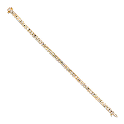 Lab Diamond Emerald Cut Tennis Bracelet