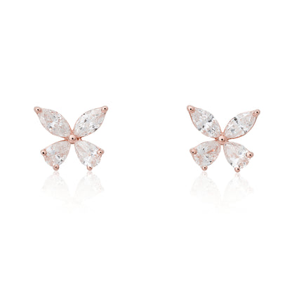 Diamond Darling Butterfly Stud Earrings