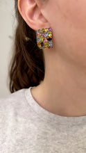 Load image into Gallery viewer, Multi Color Stone Earrings