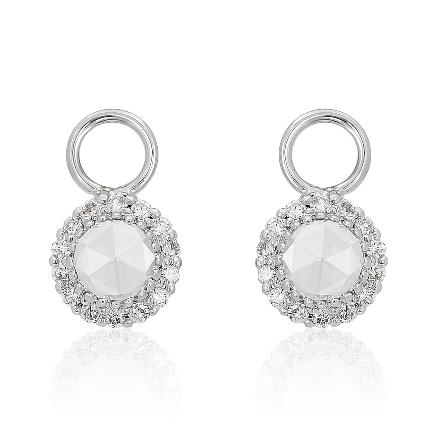 Diamond Rose Cut Charm