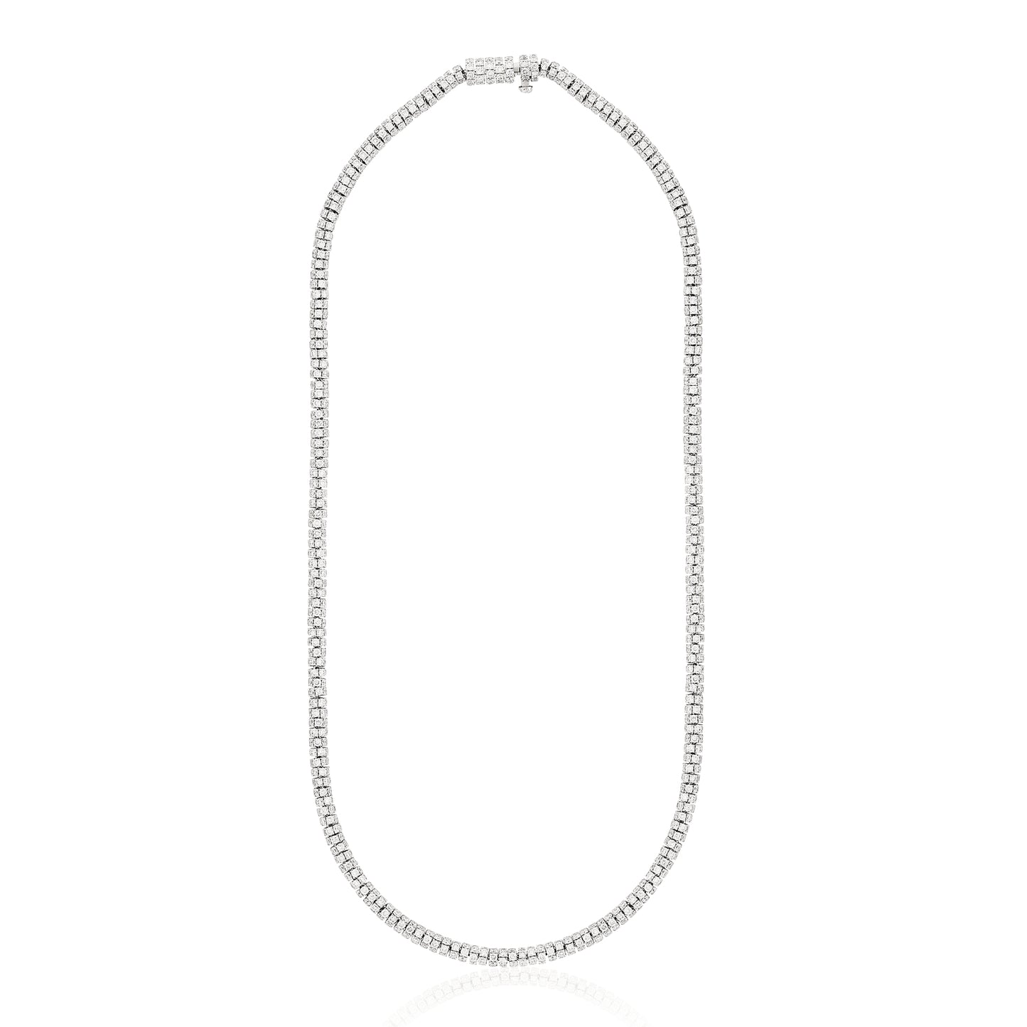 Lab Grown Diamond "Lucent" Eternity Necklace