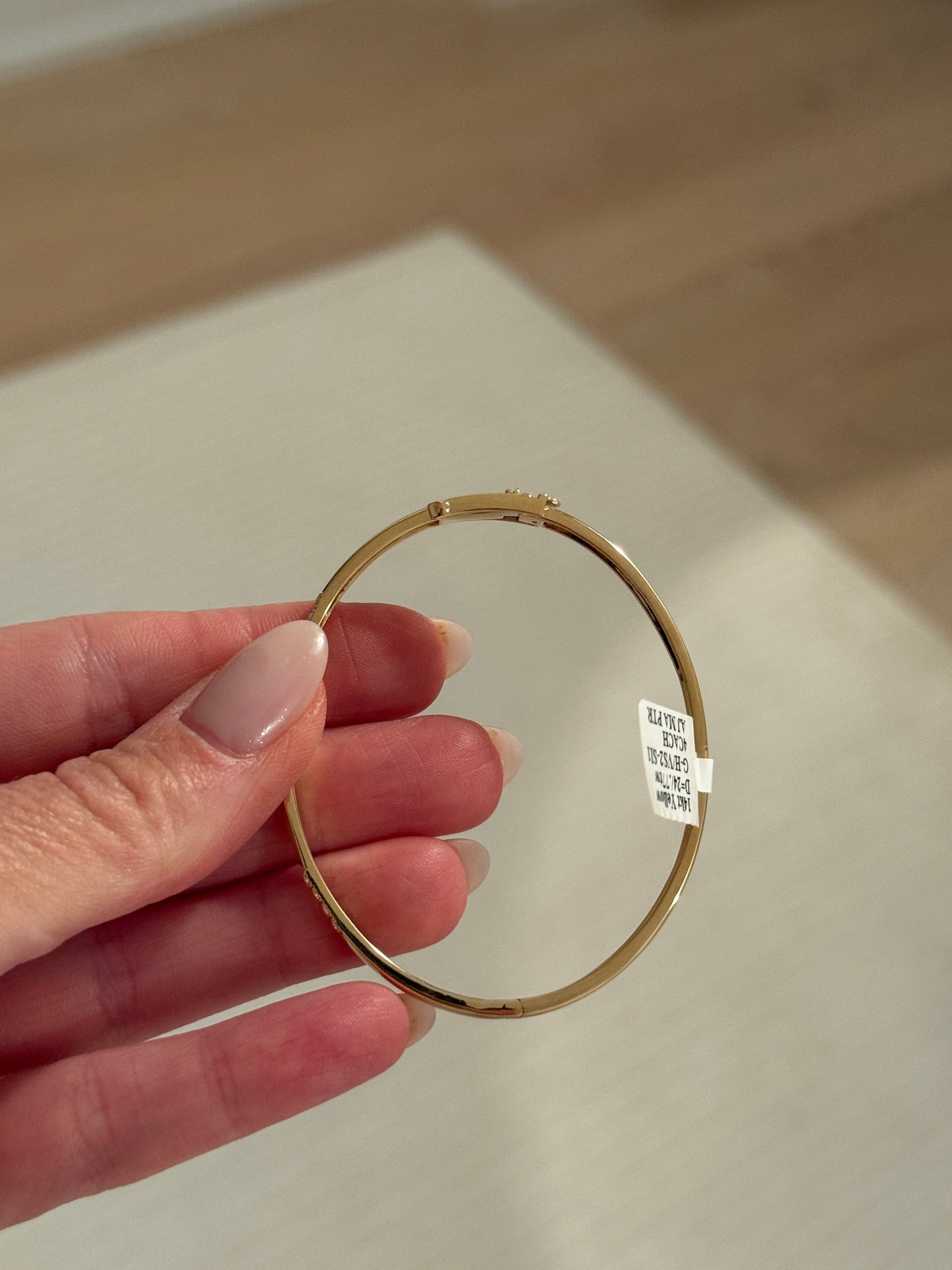 Diamond NYC Bangle Bracelet