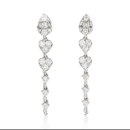 Diamond Chain Earrings