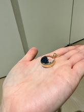 Load image into Gallery viewer, Sapphire Crystal and Sapphire Shaker Pendant - Two