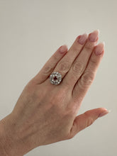 Load image into Gallery viewer, Two Tone Ruby and Diamond Ring
