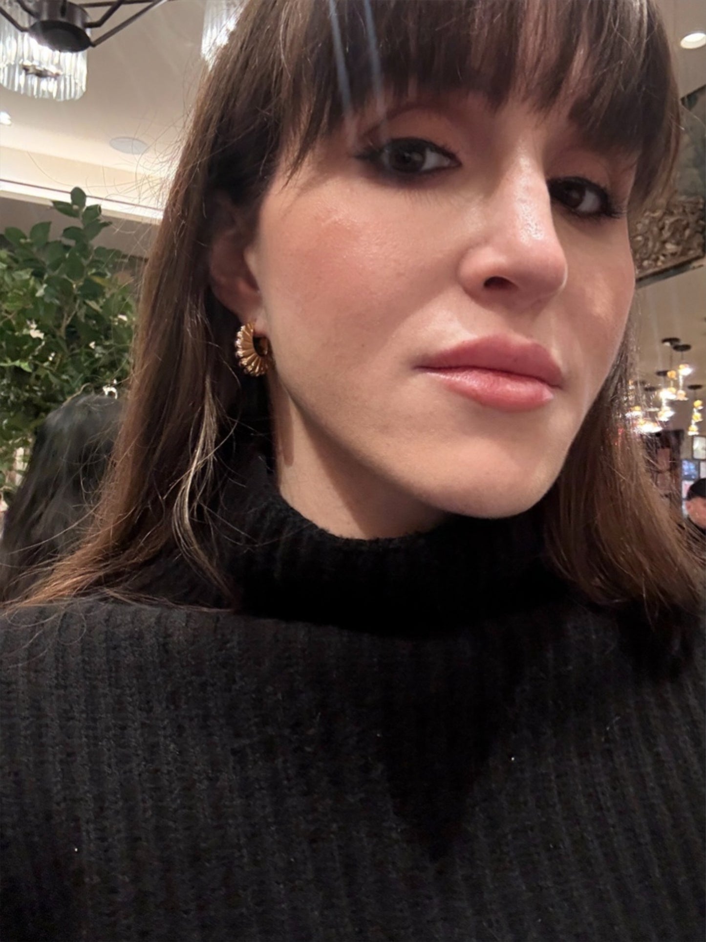 Shrimp Style Hoop Earrings