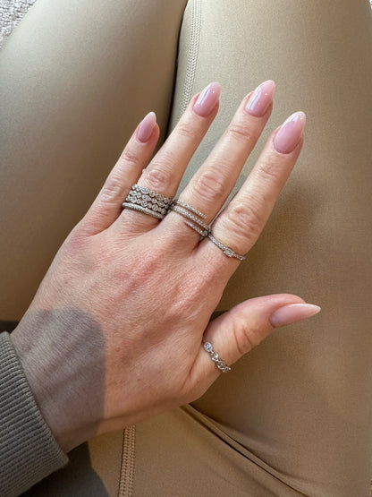 Vintage Inspired Diamond Band 2