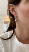 Load image into Gallery viewer, Pink Pearl and Diamond Drop Earrings - Two