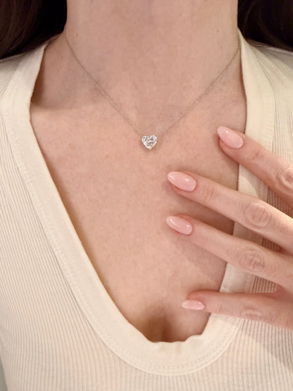 "The Kira" Lab Diamond Heart Pendant
