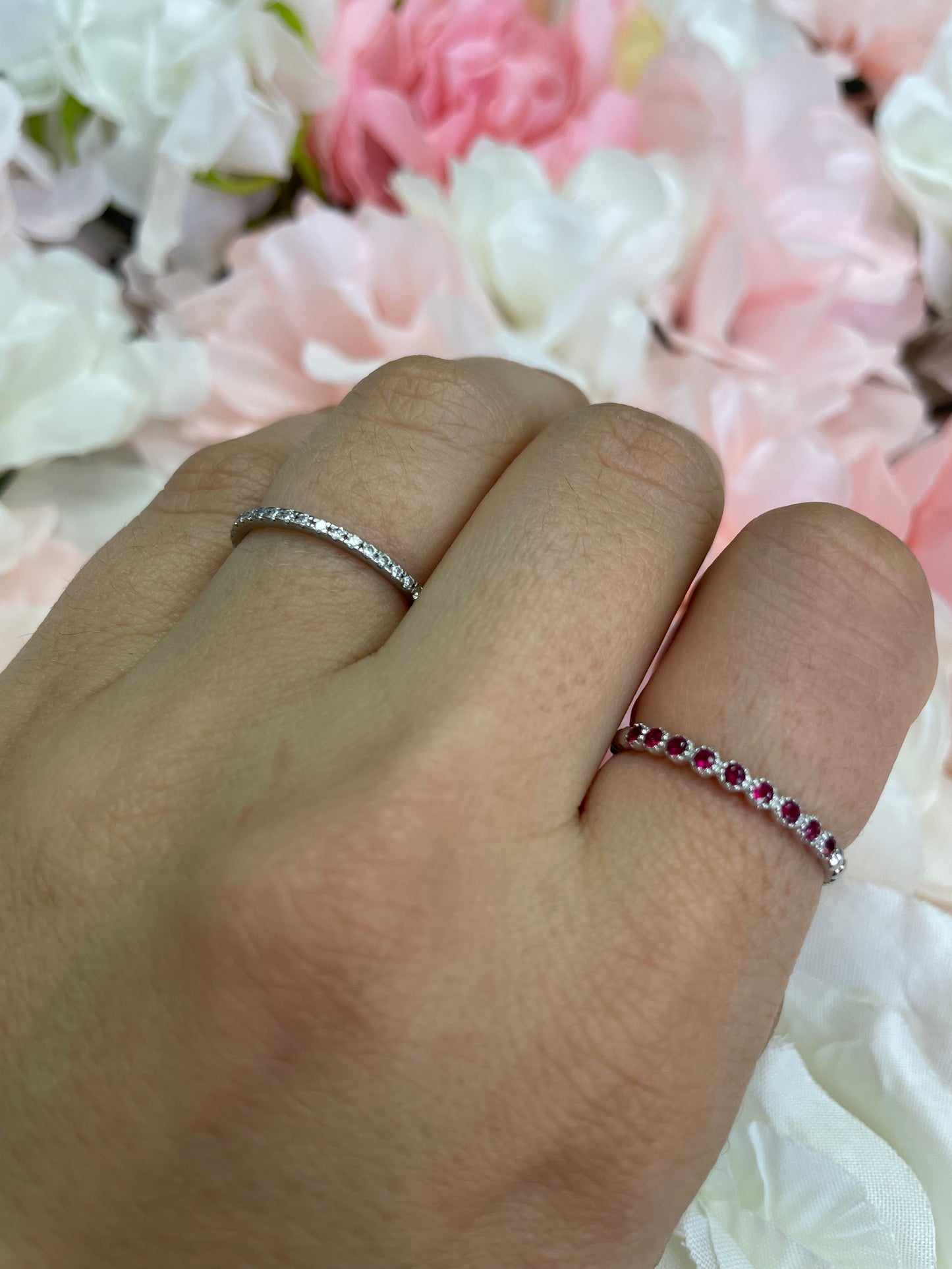 Dainty 2 Ruby Band