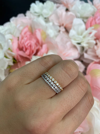 Dainty 2 Diamond Band
