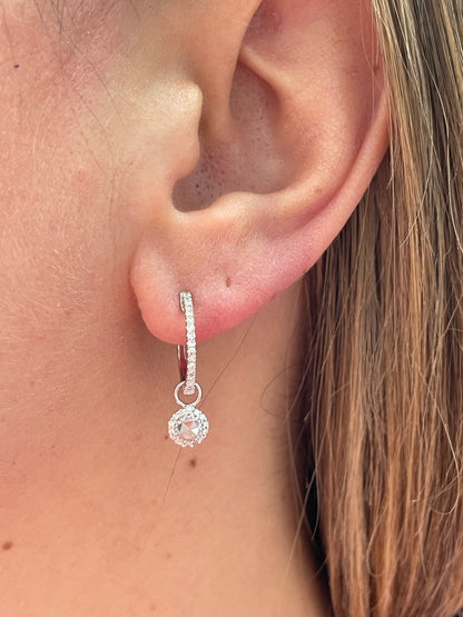 Diamond Rose Cut Charm
